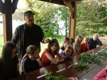 Szkolenie z rozpoznawania liści w Przedborskim Parku Krajobrazowym, 